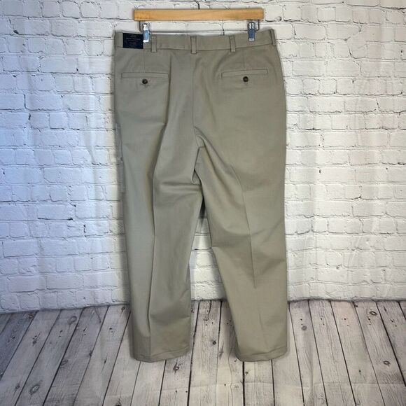 Brooks Brothers Mens Lightweight Advantage Chino Clark Tan Dress Pants W36/L30 - Picture 6 of 10